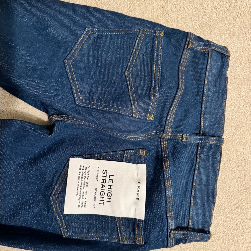 Frame straight leg jeans